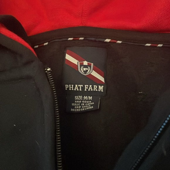 Phat Farm hooded zip up sweatshirt - Picture 3 of 4